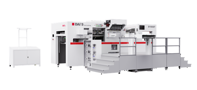 Vollautomatische Hei&szlig;pr&auml;ge-Flachstanzmaschine D1050T 